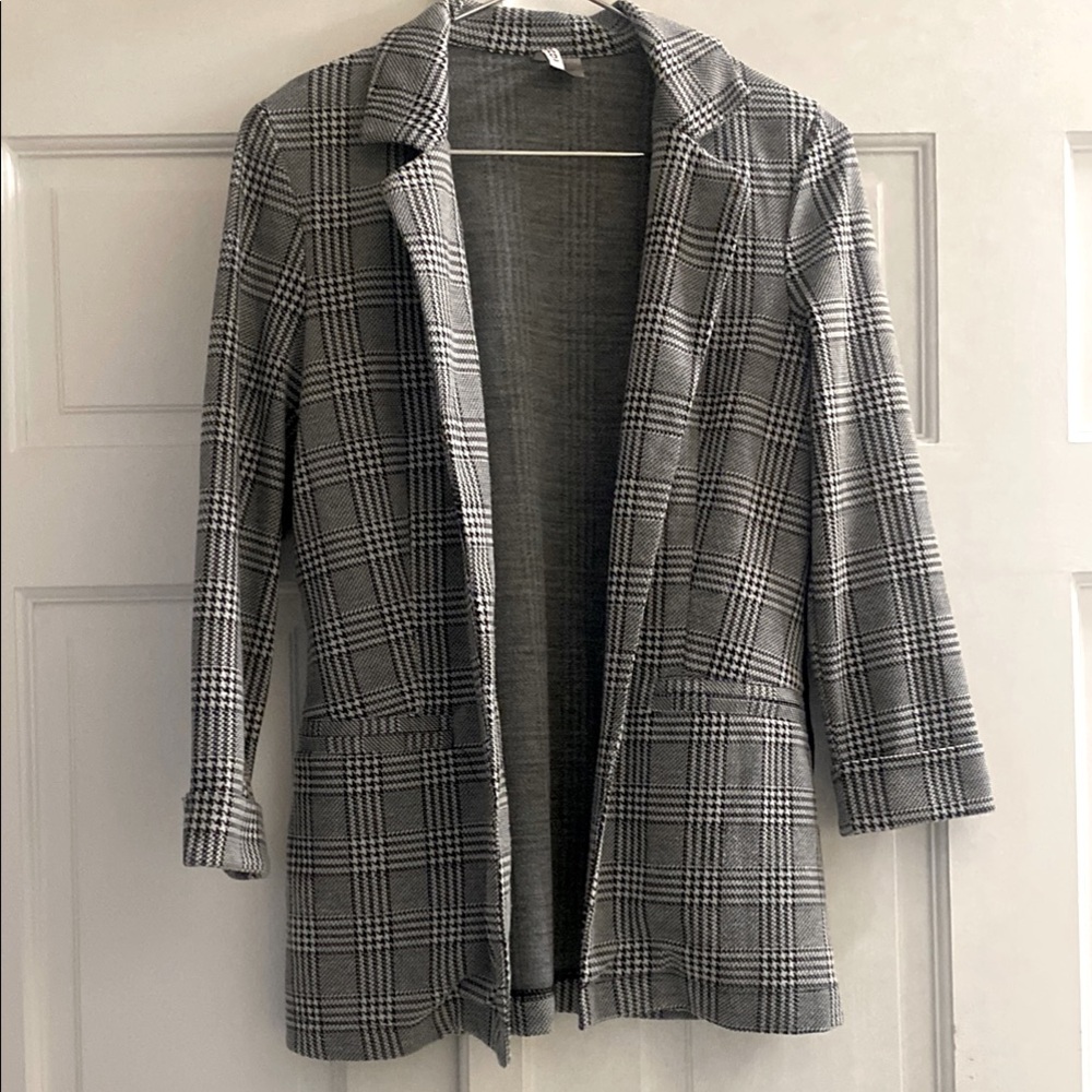 H&M // Women's Houndstooth Blazer